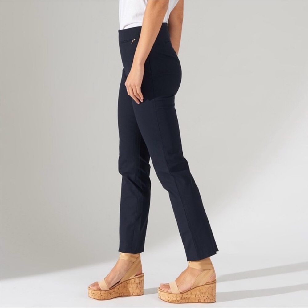 The Script Marcella Luxurious High Waisted Red Ankle Zipper Pants - Picture 11 of 11